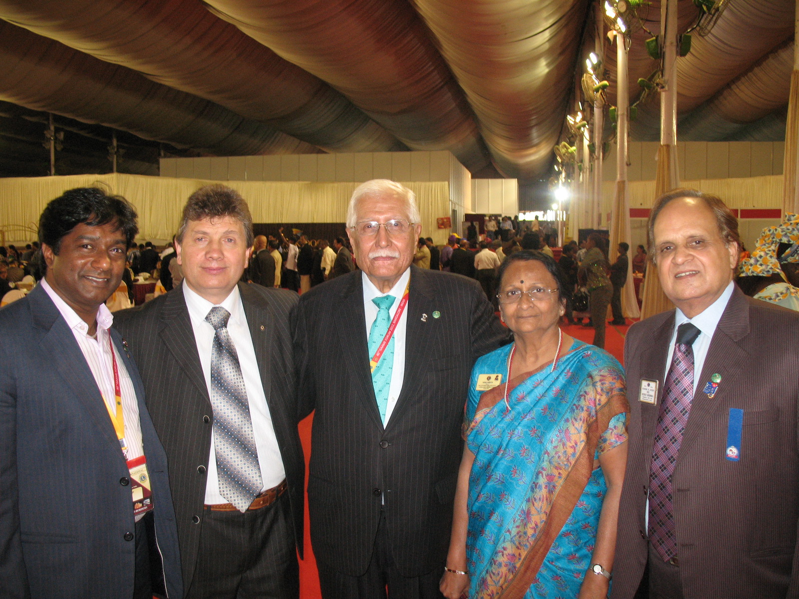 Dr. Ashok Mehta and Grigore Hincu photographed together in Bangalore, India, 2012
